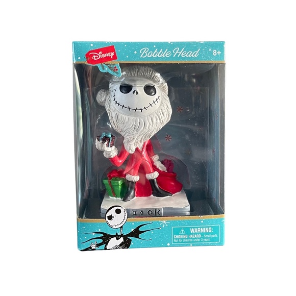 Disney-The Nightmare Before Christmas- Santa Jack Bobble Head - Picture 1 of 6